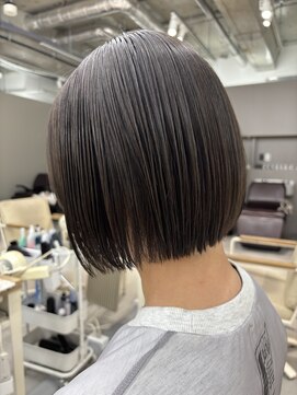 モリオフロムロンドン 大宮店(morio from London) ナチュラルストレートで朝楽ショートボブ 「村田」