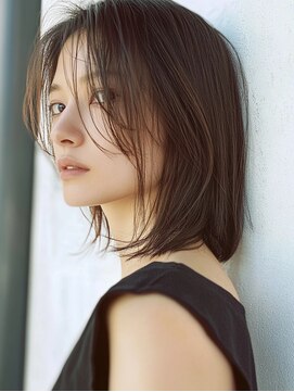 アンドレイ 表参道(andrey) クラゲヘアー/小顔に見せるヘア/ココアベージュ/表参道