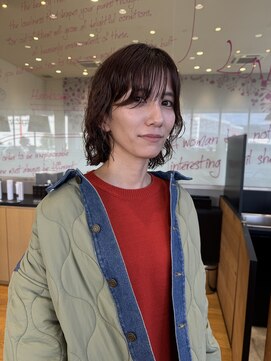 サラ ビューティ サイト 春日(SARA Beauty sight) 【お手入れ簡単】顔まわりレイヤー×ニュアンスパーマ