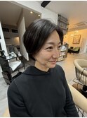 黒髪ヘアのお手入れ簡単ショートヘア☆圧倒的技術のショートヘア