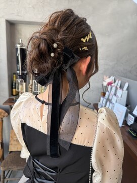 ロンドカスティーヨ 四日市(Lond castillo) 【futaba】周りと差をつける結婚式お呼ばれヘア