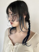 ロールアップスリーブス(ROLL UP SLEEVES) Blue gradation