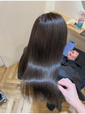 髪質改善 縮毛矯正ロング