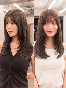メラク 渋谷(Merak) 【仕事中も可愛い】ストレートでキマる大人綺麗レイヤーカット