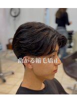 サロウィン 大宮(SALOWIN)&nbsp;曲がる縮毛矯正/毛流れセンターパート/テーパーフェード