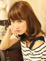 アンシェリ(Ancheri by flammeum)&nbsp;大人女子　ひし形シルエット　小顔ミディアム 　内巻き【藤沢】