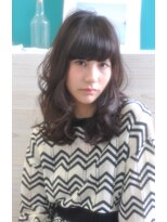 クラン(clan)&nbsp;clan<大人可愛い耳かけハイトーン黒髪ミディ＞