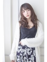 ヘアーメイク ラグズ(Hair Make Luxtz)&nbsp;スイングロング/レイヤーロング/ナチュラルカラー/斜めバング