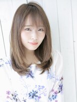 アグ ヘアー フラワー 葛西店(Agu hair flower)&nbsp;大人かわいい◎前髪あり×ミディアム