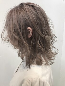 ナイーブヘアデザイン(NAiVE HAIR DESIGN) 【NAiVE hair】パールグレージュxウルフボブ