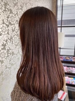 ヘアープラーナ 金倉店(HAIR pranA)の写真/[Cut+ストレート￥9800]ダメージレスな[ラシェストレート]で広がり・うねりゼロの髪に―同時に髪質改善も☆