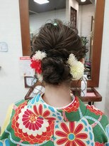 ヘア デザイン クランプ フロント(Hair Design CLAMP front)&nbsp;ゆるふわ袴ヘアセット