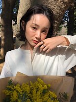 ソルトウォーター(SALT WATER) 外国人風オリーブベージュ ボブ