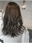 【グレージュ×ローレイヤー】