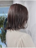 艶髪◎ショコラブラウン！切りっぱなしボブ