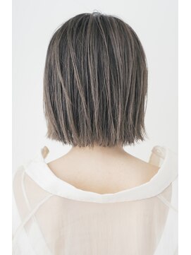 ガーデン タチカワ(garden tachikawa) 外ハネボブ×ヌーディーベージュ×シースルーバング