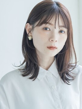 ガーデン タチカワ(garden tachikawa) 暗髪×ロブ×シースルーバング×フレンチガーリー