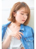 『noah ecle仲村』韓国風ニュアンスカラーくびれ外ハネボブ♪