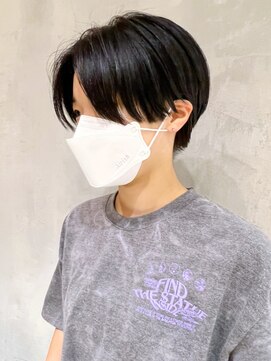 アイティーバイアルバム 藤沢店(IT by ALBUM) ハンサムショート_外ハネボブセクションカラー_ba397421