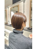 グロー(glow)&nbsp;ミニボブ/切りっぱなし