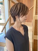 美人シルエットショートヘア