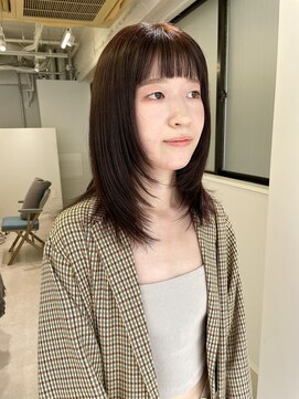 ハル 南平岸(HARU) 顔周りレイヤー☆ナチュラルウルフカット！担当ニキ