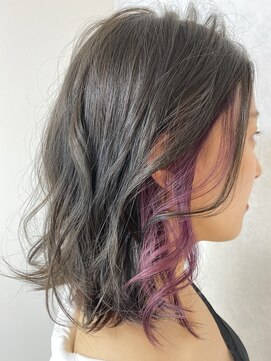 ルード 天王寺阿倍野店(LUDE) 春カラー/春色/インナーカラー/イヤリングカラー/ベージュ