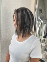 ガガ 心斎橋(GAGA)&nbsp;韓国/ハイトーンカラー/ワンホンヘア/レイヤーカット/髪質改善