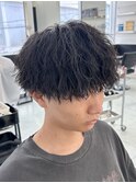 MEN'S HAIR カルマパーマ ダークアッシュ ニュアンスパーマ