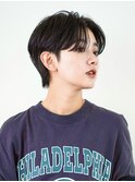 前下がりショート・ボブ/パーマ/前髪なし/30代/40代/50代/長め