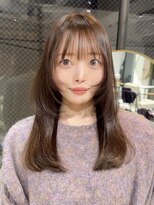 ティア(Tia.) (フェイスレイヤー/シースルーバング/前髪/小顔/ウルフカット)