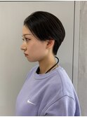 【YOKE】ハンサムショートカット前髪無しショート刈り上げ