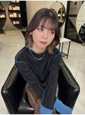 インナーカラー×ボブ
