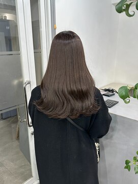 ノート(note) ☆透明感ブラウングレージュ髪質改善レイヤーカットブリーチなし