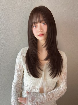 ボタン ハカタ(VOTAN hakata) 【ろみおStyle】レイヤーカット/ストレートヘア/髪質改善