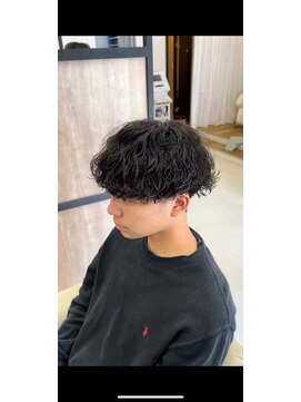 エッジ(EDGE) 大分メンズ刈り上げマッシュ波巻きスパイラルパーマ