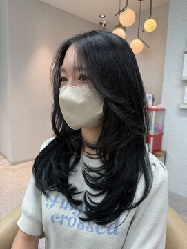 天神美容室 【本松美咲】レイヤーカット
