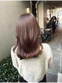 【Large都筑】ブラウンベージュ/上品な艶感カラー/くびれヘア