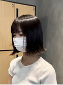 ミニボブ×ダークブラウン【GOODNEIGHBORS　北千住】