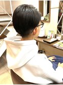 【見附　今町】学生カット　センターパート　似合わせ
