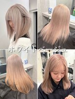 いろあそび 町田&nbsp;ホワイトベージュ［町田/ハイトーン/ブリーチ］