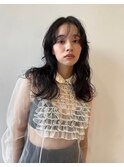 ロング巻き髪