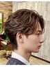 【メンズ】メンズカット+フェザーパーマ￥13,000