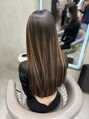 ニーナ ビューティーサロン(NINA Beauty Salon) カラーカットエクステ#エクステ#カラー#エクステハイライト