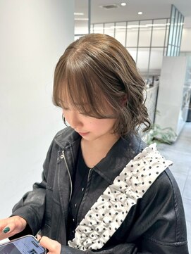 ガリカ 大名(Gallica) <ゲスト>ブリーチなしダブルカラーでつくる透明感ベージュ