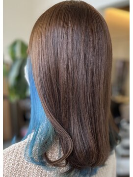 レグルス ヘア デザイン ニシジン 西新店(Reglus hair desigh) インナーカラー/ブルー
