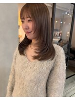 フェリア 緑地公園(FERIA) お顔周りレイヤー×ミルクティーベージュ