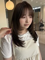 ローレンアオ(LOREN AO)&nbsp;ハッシュカット/グレージュ/デザインカラー/矢場町