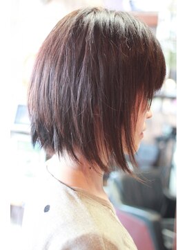 オーバーキャプテンネイキッド(OVER CAPTAIN NAKED) 挑戦しやすい♪　爽やか２トーン前下がりボブ