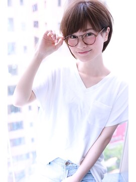 シーラス バイクラウドゼロ(Cirrus by Cloud zero) 大人かわいいモーブカラー小顔ショート【Cirrus by Cloud zero】